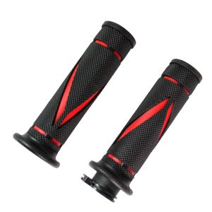 PUÑOS TPE ANTIDERRAPANTE ARROW ROJO CON TUBO MOVIL MANUBRIO 7/8 / PUÑ-161