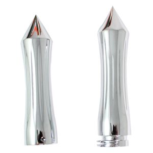 PUÑOS CROMADOS CHOPPER SPIKE CON TUBO MOVIL MANUBRIO 1 / PUÑ-165