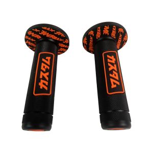 PUÑOS NEGRO-NARANJA JAPAN RACING / PUÑ-191NN