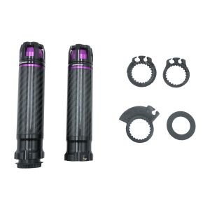 PUÑOS NEGROS/MORADO / PUÑ-U048