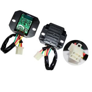 REGULADOR 4 PUNTAS TRANSPARENTE 12 Vcc / REG-SAE-01A