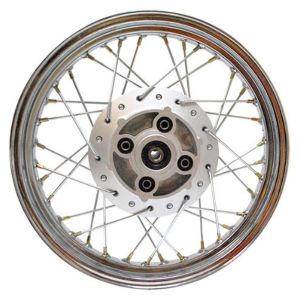 RIN TRASERO 2.50 X 16 DE RAYOS CROMADO 16 / RIN-049