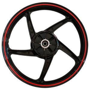 RIN TRASERO 1.85 X 17 NEGRO FILO ROJO 17 / RIN-065