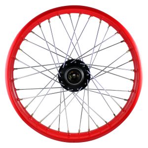 RIN DELANTERO RAYOS 1.85 X 19 ROJO 19 / RIN-105