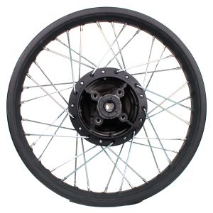 RIN TRASERO DE RAYOS 2.15 X 18 NEGRO MATE / RIN-124