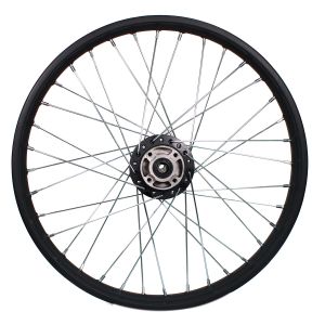 RIN DELANTERO DE RAYOS 1.60 X 21 NEGRO MATE / RIN-125