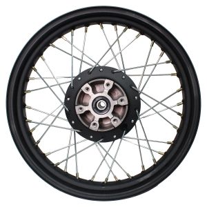 RIN TRASERO DE RAYOS 3.0 X 17 NEGRO MATE / RIN-127