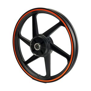 RIN TRASERO 1.85 X 18 NEGRO FILO NARANJA 18 / RIN-212