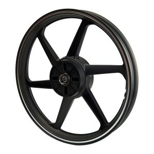 RIN TRASERO 1.85 X 18 NEGRO FILO PLATA 18 / RIN-213