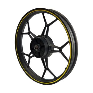 RIN TRASERO 1.85 X 18 NEGRO FILO AMARILLO 18 / RIN-217