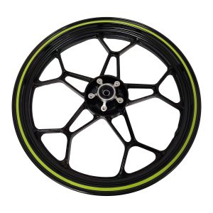 RIN DELANTERO 2.5 X 17 NEGRO FILO AMARILLO 17 / RIN-236