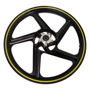 RIN DELANTERO 1.6 X 18 NEGRO FILO AMARILLO 18 / RIN-238