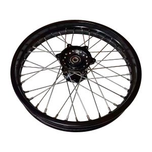 RIN DELANTERO 2.15 X 18 DE RAYOS NEGRO 18 / RIN-242