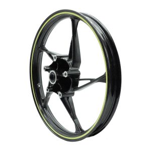 RIN DELANTERO 1.6 X 17 NEGRO FILO AMARILLO / RIN-252