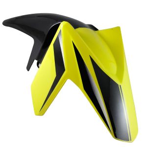 SALPICADERA DELANTERA AMARILLO BRILLANTE / NEGRO / SAD-036AN