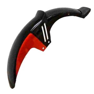 SALPICADERA DELANTERA ROJO/NEGRO / SAD-037RN