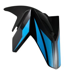 SALPICADERA DELANTERA NEGRO MATE / AZUL / SAD-038NZ