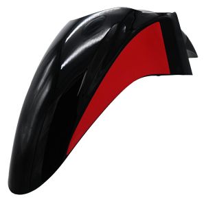SALPICADERA DELANTERA NEGRO/ROJO / SAD-052N