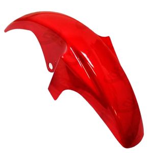 SALPICADERA DELANTERA ROJA C/SOPORTE / SAD-055RJ