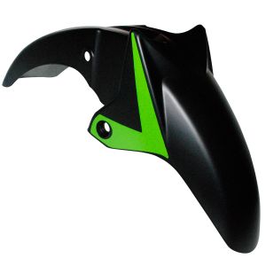 SALPICADERA DELANTERA NEGRO-VERDE / SAD-061NV
