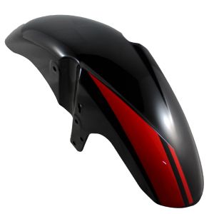 SALPICADERA DELANTERA NEGRA/ROJO / SAD-065NR