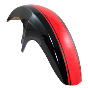 SALPICADERA DELANTERA NEGRO/ROJO / SAD-069GN