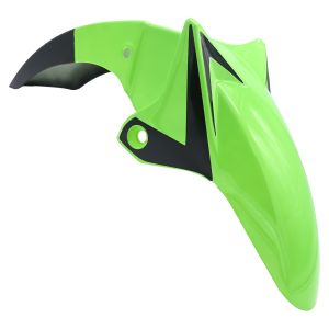 SALPICADERA DELANTERA VERDE NEGRO / SAD-087VN