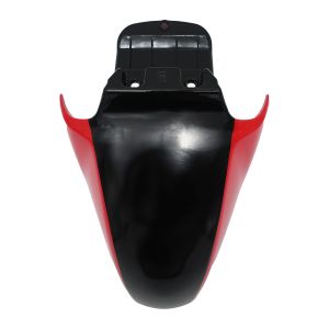 SALPICADERA DELANTERA NEGRO CON ROJO / SAD-092