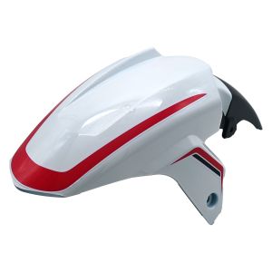 SALPICADERA DELANTERA BLANCO/ROJO / SAD-117