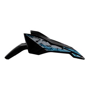 SALPICADERA DELANTERA NEGRO/AZUL / SAD-129