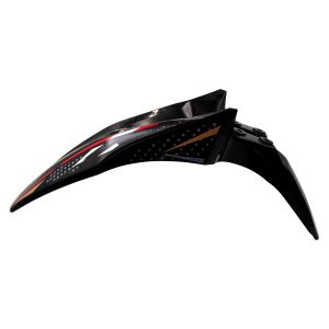 SALPICADERA DELANTERA NEGRO/DORADO / SAD-133