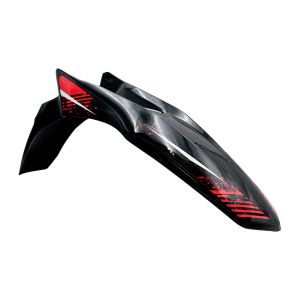 SALPICADERA DELANTERA NEGRA / ROJA / SAD-145