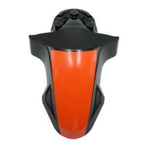 SALPICADERA DELANTERA NEGRO/ NARANJA / SAD-153