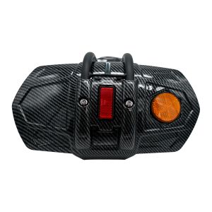 SALPICADERA TRASERA TIPO FIBRA CARBON / SAL-X001