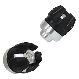 SLIDER PUNTA DECORATIVA DE ALUMINIO/ABS PLATA UNIVERSAL / SLI-017PL