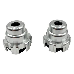SLIDER PUNTA DECORATIVA DE ALUMINIO / ABS PLATA / SLI-030