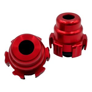 SLIDER PUNTA DECORATIVA DE ALUMINIO / ABS ROJO / SLI-031