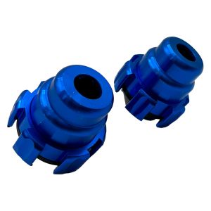 SLIDER PUNTA DECORATIVA DE ALUMINIO / ABS AZUL / SLI-032