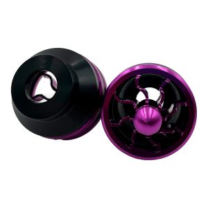 SLIDER PUNTA DECORATIVA DE ALUMINIO / ABS MORADO / SLI-039