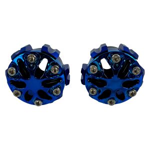 SLIDER PUNTA DECORATIVA DE ALUMINIO AZUL CON ACABADO DE PLASTICO / SLI-051