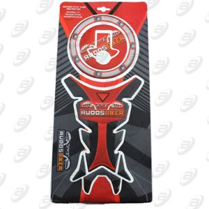 STICKER CRYSTAL NEGRO / ROJO PROTECTOR TAPON Y TANQUE DE GASOLINA / STI-007