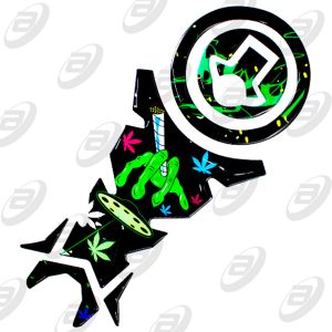 STICKER PROTECTOR DE GOMA ALIEN PARA TANQUE DE GASOLINA / STI-012