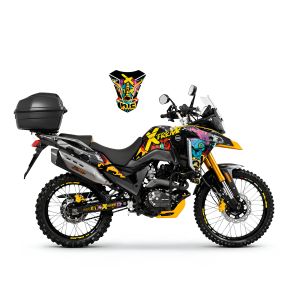 VINIL PARA MOTOCICLETA ELECTRIC AMBER / STI-X008