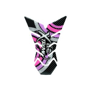 STICKER PROTECTOR DE GOMA CAMUFLAJE MORADO/ ROSA PARA TANQUE DE GASOLINA / STI-X046