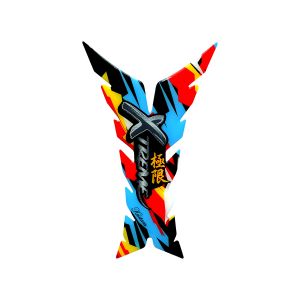 STICKER PROTECTOR DE GOMA MULTICOLOR PARA TANQUE DE GASOLINA / STI-X047