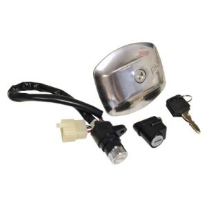 SWITCH INTERRUPTOR DE ENCENDIDO C/ JUEGO DE LLAVES C/TAPON DE GASOLINA Y SEGURO DE ASIENTO 12 VCC / SWI-016