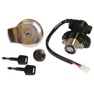 SWITCH INTERRUPTOR DE ENCENDIDO C/JUEGO DE LLAVES TAPON DE GASOLINA 12 Vcc / SWI-040