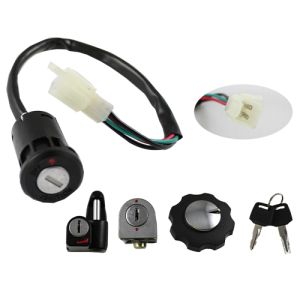 SWITCH INTERRUPTOR DE ENCENDIDO C/JUEGO DE LLAVES TAPON DE GASOLINA Y SEGURO DE ASIENTO 12 Vcc / SWI-078