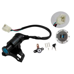 SWITCH INTERRUPTOR DE ENCENDIDO C/JUEGO DE LLAVES TAPON DE GASOLINA Y SEGURO DE ASIENTO 12 Vcc / SWI-083