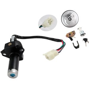 SWITCH INTERRUPTOR DE ENCENDIDO C/JUEGO DE LLAVES TAPON DE GASOLINA Y SEGURO DE ASIENTO 12 Vcc / SWI-086